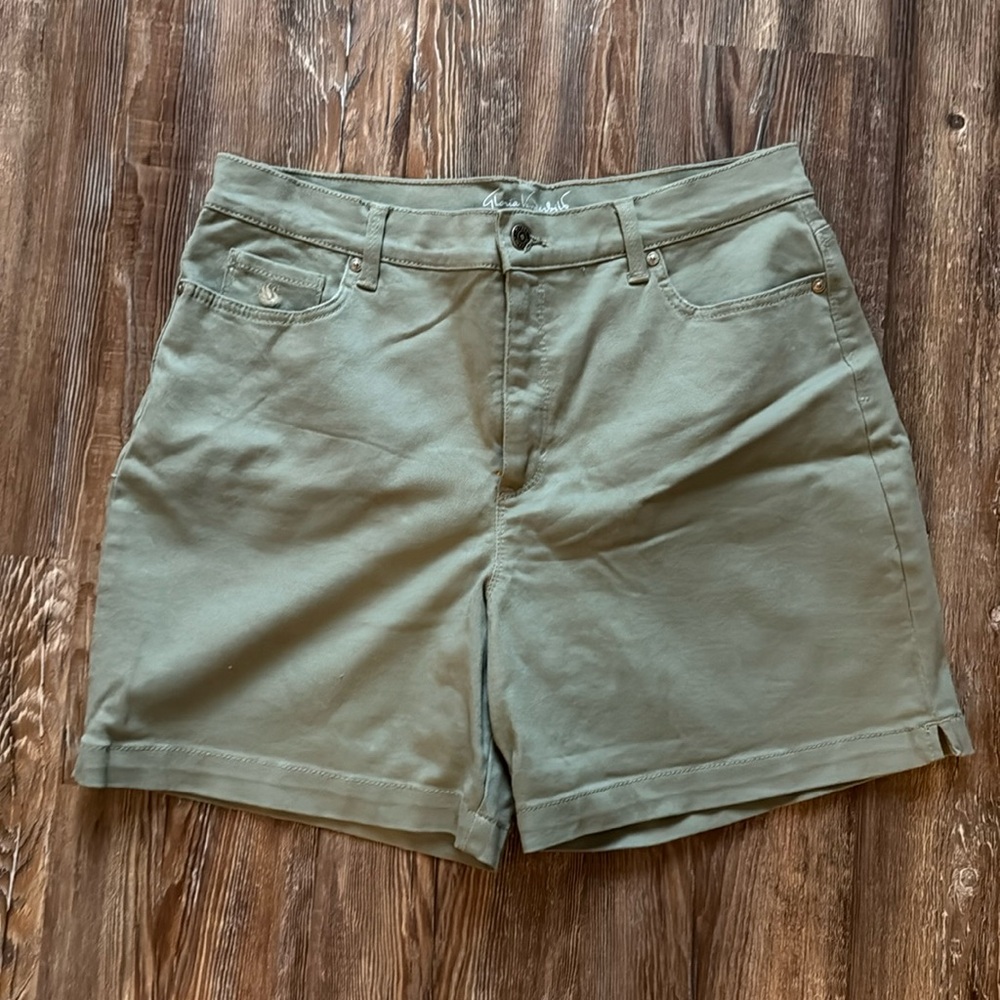 Army green shorts
